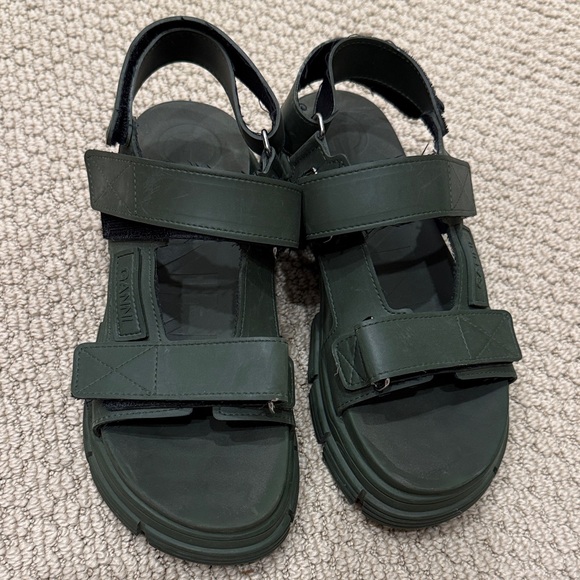 Ganni Dark Green Sandals - Picture 1 of 2